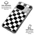 Black and White Checkered Google Pixel 10 Clear Case